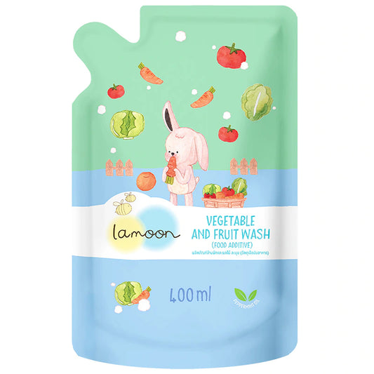 Lamoon Baby Vegetable and Fruit Wash Refill(400ml)