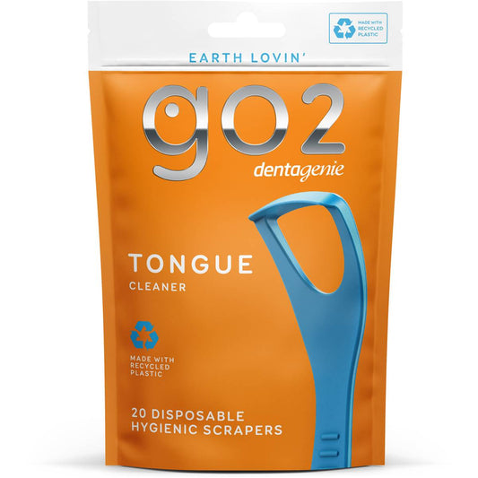 GO2 Dentagenie Tongue Cleaner Recycled Plastic (20 pck)