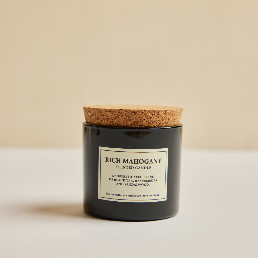Rich Mahogany Scented Candle