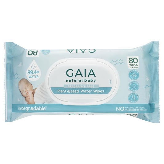 GAIA Baby Plant-based Water Wipes