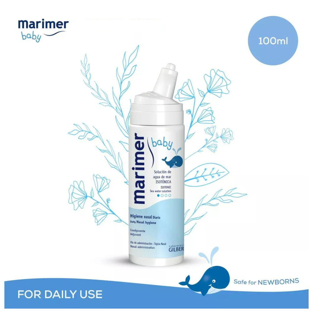 Marimer Baby Daily Nasal Spray w/ FREEBIES (100ml)
