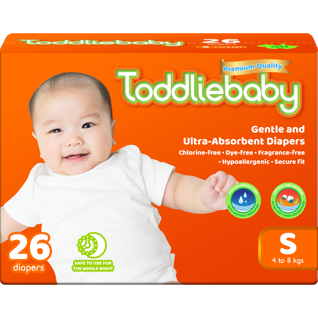 Toddliebaby Gentle Touch Diapers (Small)